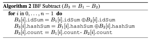 IBF Subtract
